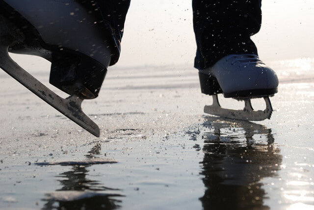 Eisläufer auf See © gtie / photo on flickr