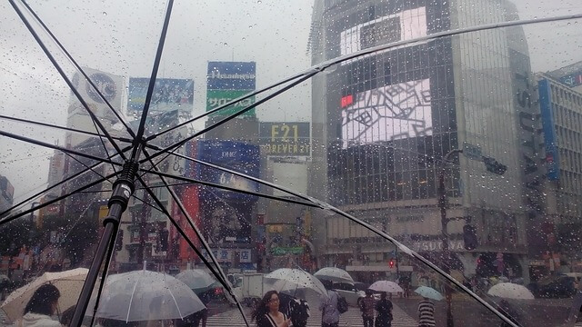 Tokio im Regen