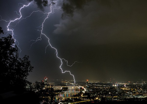Im Sommer gab es knapp 1 Million Blitze in Österreich