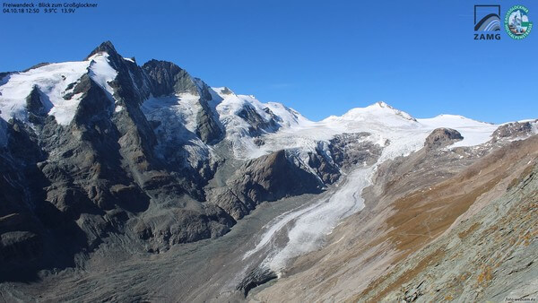 Blick auf den berühmtesten Gletscher Österreichs.