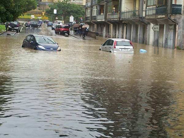 Überflutungen in Catania