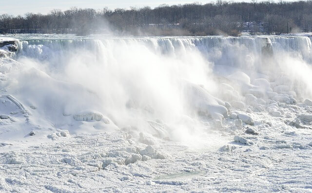 Niagara Fälle im Winterkleid