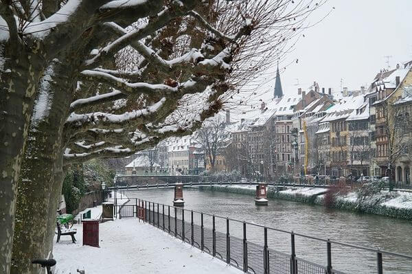 Winter nun auch in Frankreich und Benelux