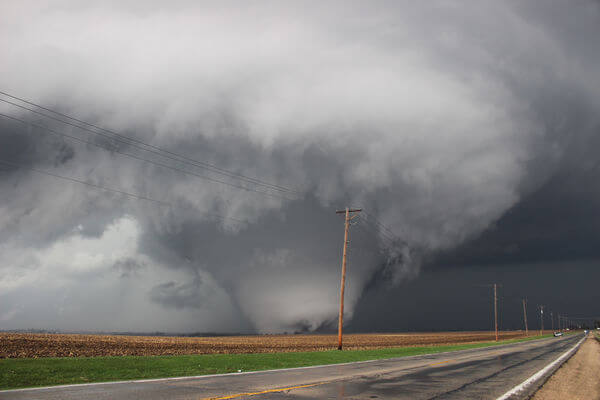 The powerful EF4 tornado that struck Fair