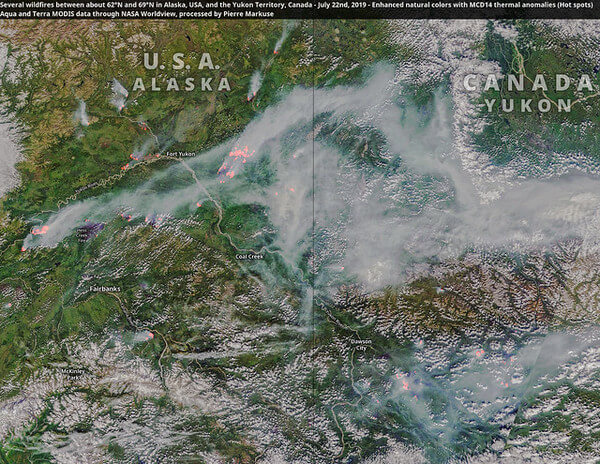 Brände wüten u.a. in Alaska