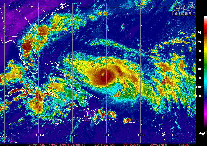 Satellitenanimation des Hurrikans @NOAA