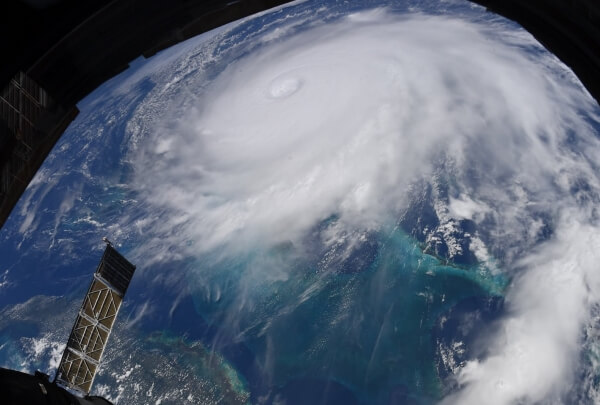 Hurrikan Dorian von der ISS