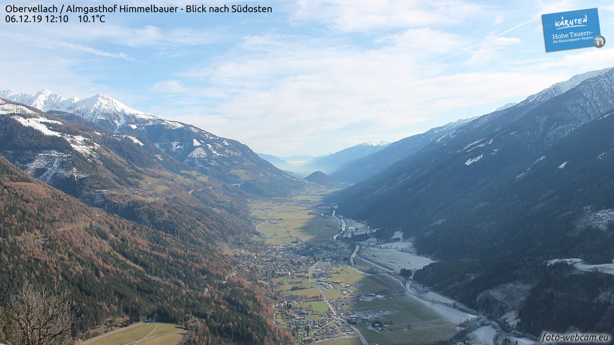 Raureif im Mölltal. © www.foto-webcam.eu
