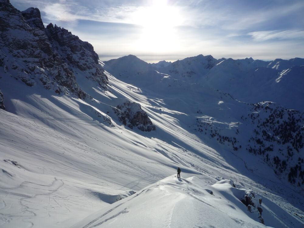 Gute Schneelage in den Alpen. Foto: Nikolas Zimmermann