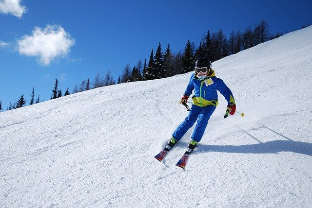 Sonne und Schnee - Perfekte Bedingungen für Wintersport.