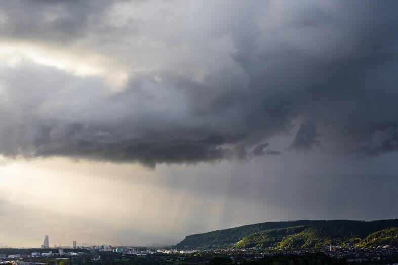 Am Donnerstag von Norden her unbeständig und auffrischender Nordwestwind