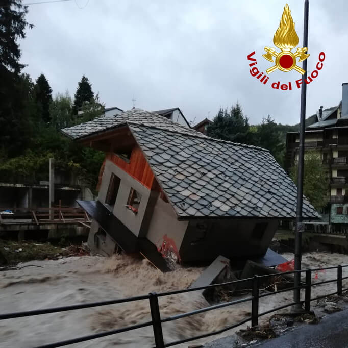 Überflutungen in Italien - https://www.vigilfuoco.tv/