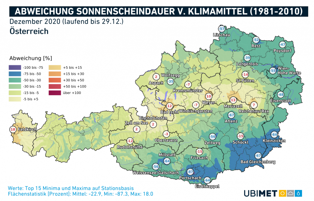 Rekord: In Osttirol und Oberkärnten nassester Dezember seit Messbeginn