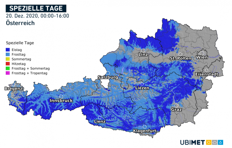 Frost und Nebel sorgen für Eislandschaft