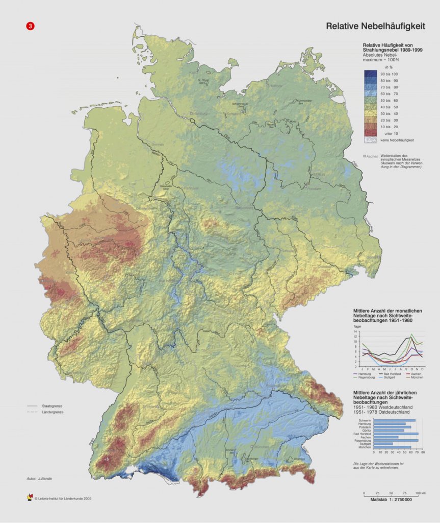 Nebel in Deutschland