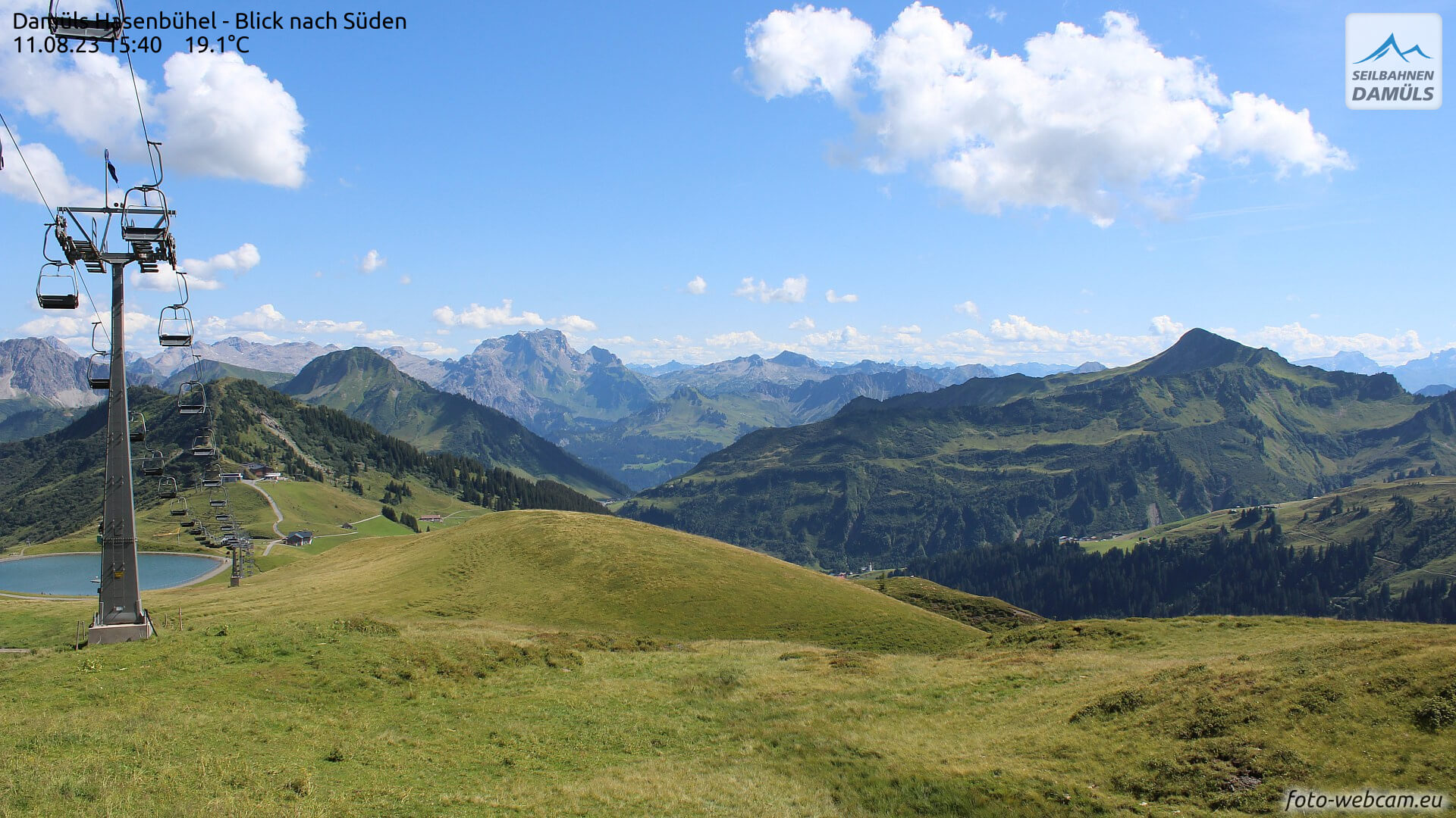 Sommerwetter - Webcam Hasenbuehel - foto-webcam.eu