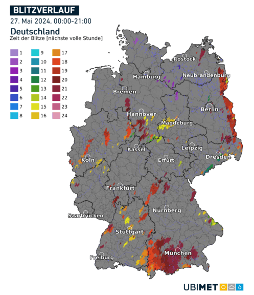 Blitzverlauf Deutschland