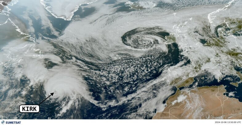 Satellitenbild vom Nordatlantik und Westeuropa am 06.10.2024 um 15:50 Uhr MESZ - EUMETSAT MTG Testbilder, https://view.eumetsat.int/productviewer?v=default