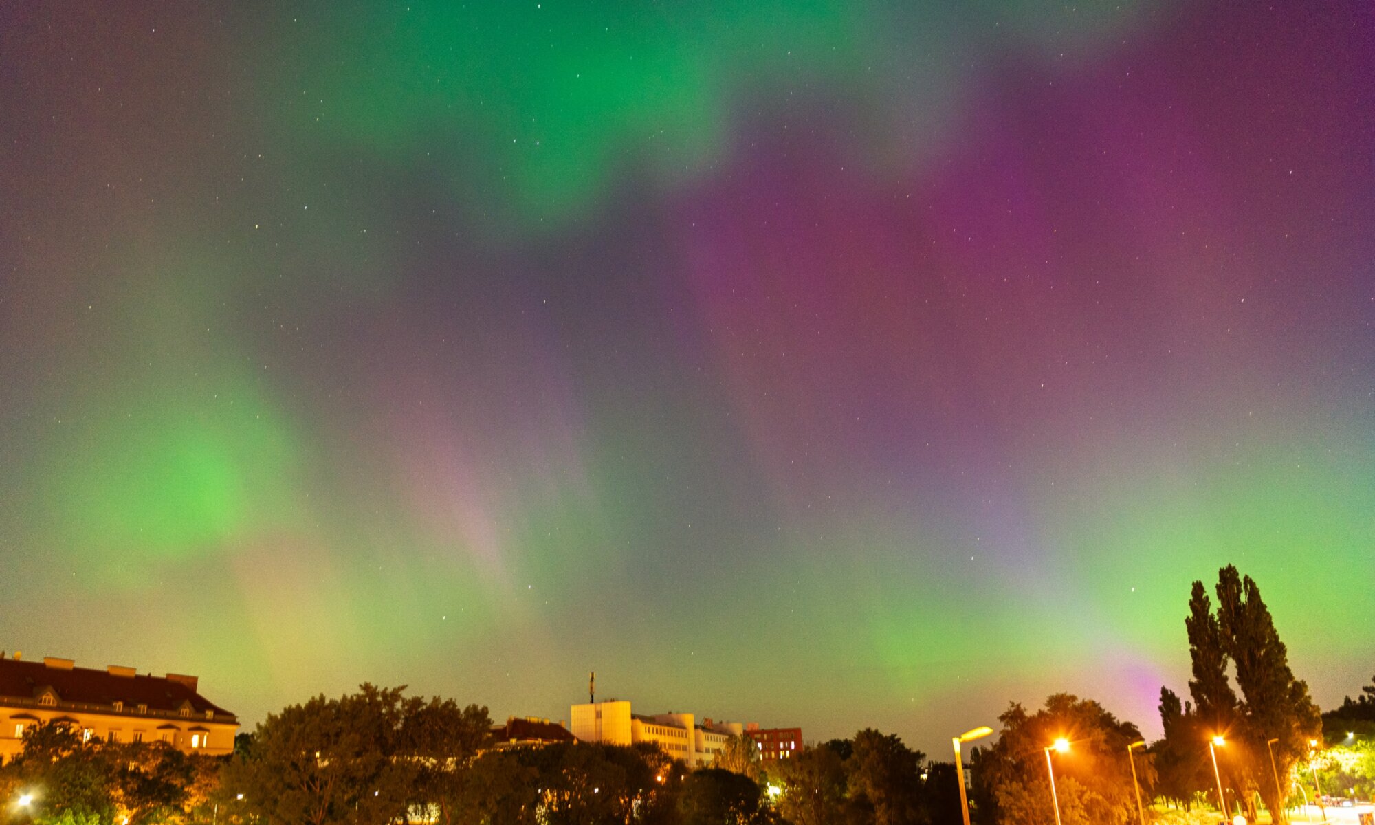 Polarlichter im Mai 2024 in Österreich - C. Matella, UBIMET