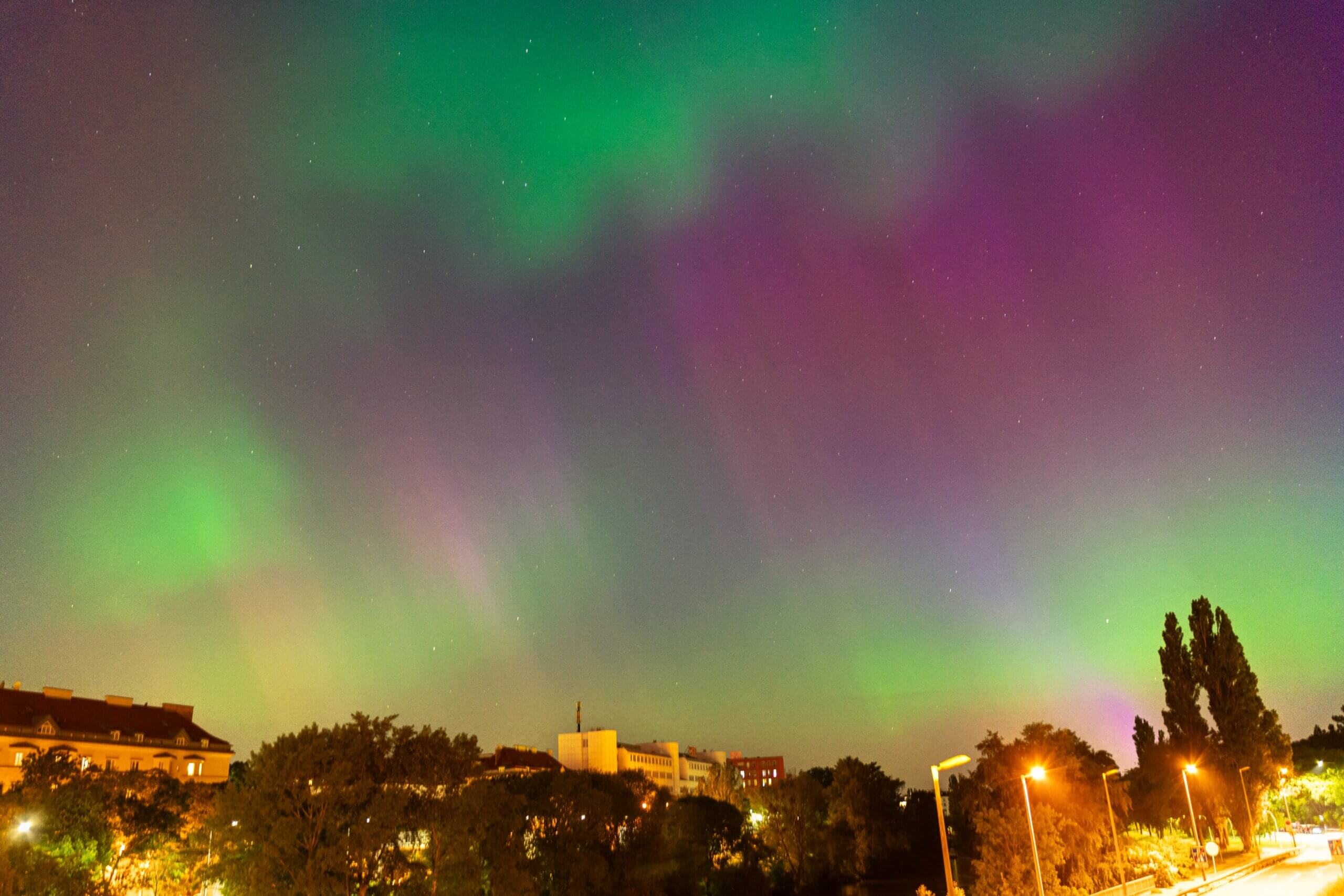 Polarlichter im Mai 2024 in Österreich - C. Matella, UBIMET