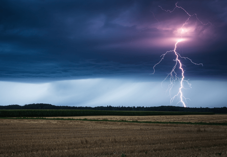 Am Sonntag schwere Gewitter