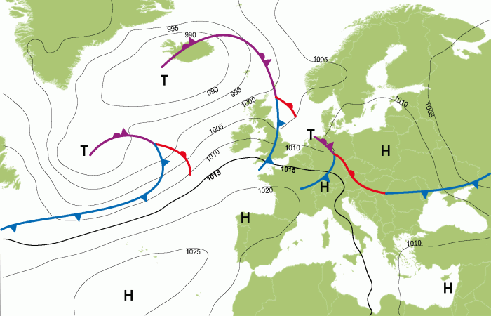 Großwetterlage am Donnerstag - UBIMET