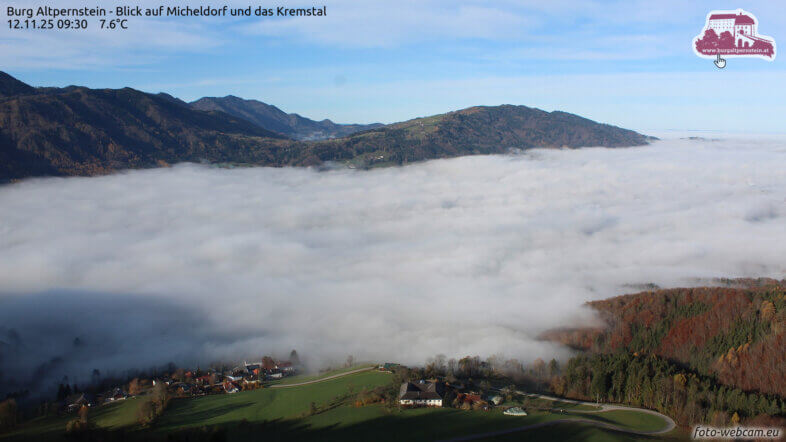 Am Donnerstag in den Niederungen zäher Nebel