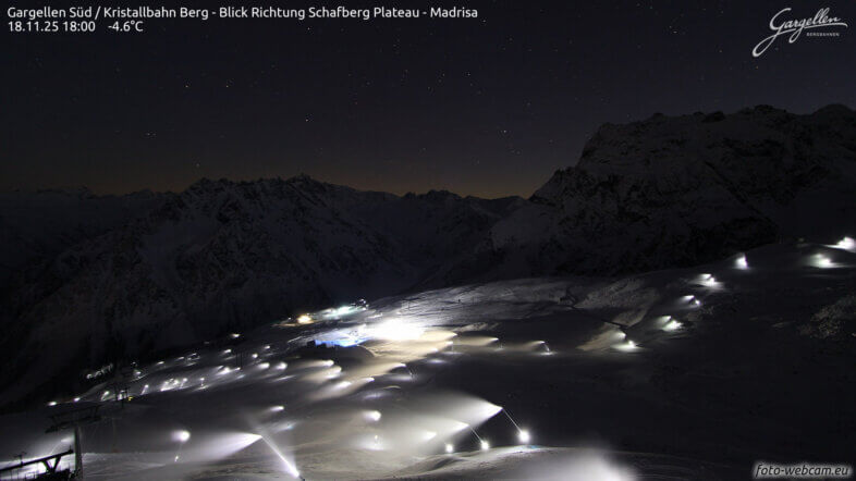 Am Donnerstag Regen und Schneefall