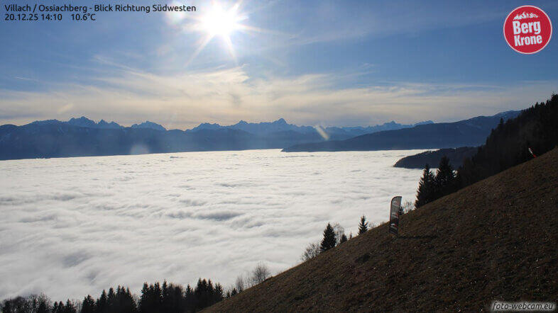 Am Sonntag weiterhin zweigeteilt mit Nebel und Sonne