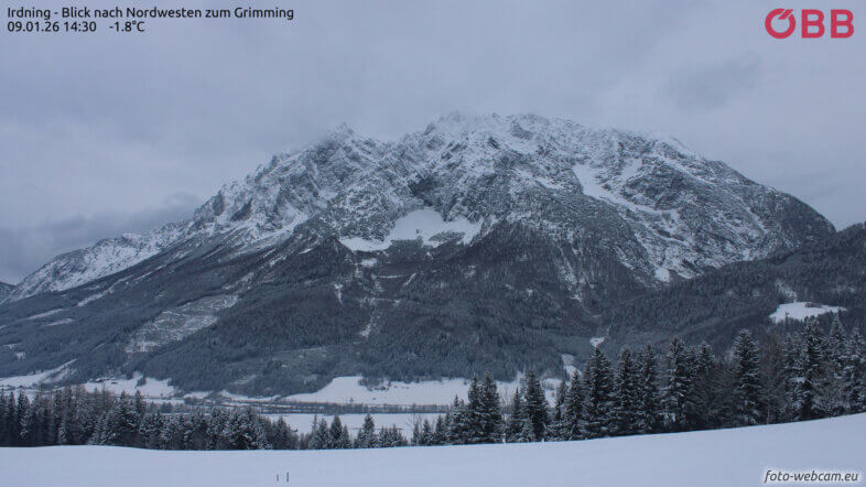 Am Montag von Westen her unbeständig, in der Nacht Glatteisgefahr