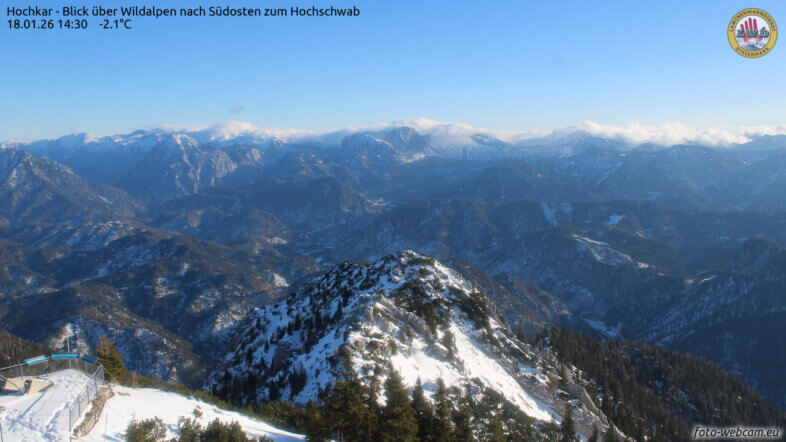 Am Montag im Osten eisiger Wind, an der Alpennordseite freundlich