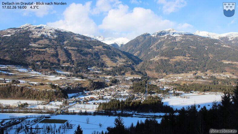 Am Mittwoch freundlicher mit noch leichtem Schneefall