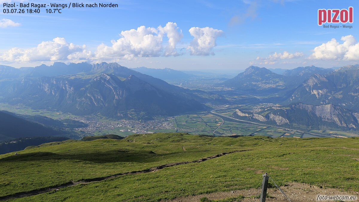 Sommerwetter, harmlose Quellwolken © foto-webcam.eu