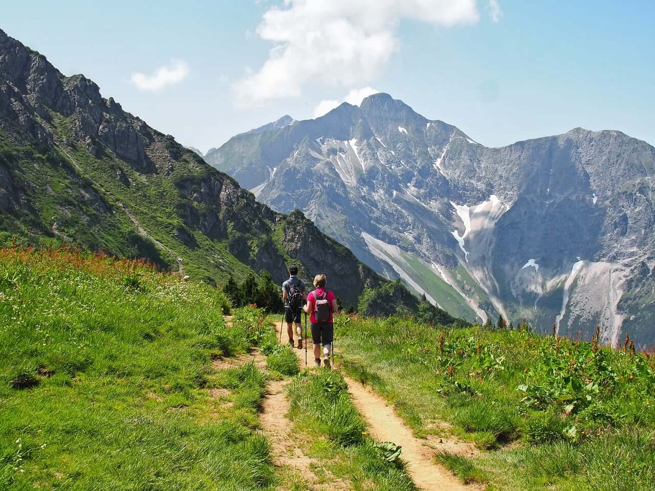 Wandern im Sommer in den Alpen - Ralf Ruppert, Pixabay
