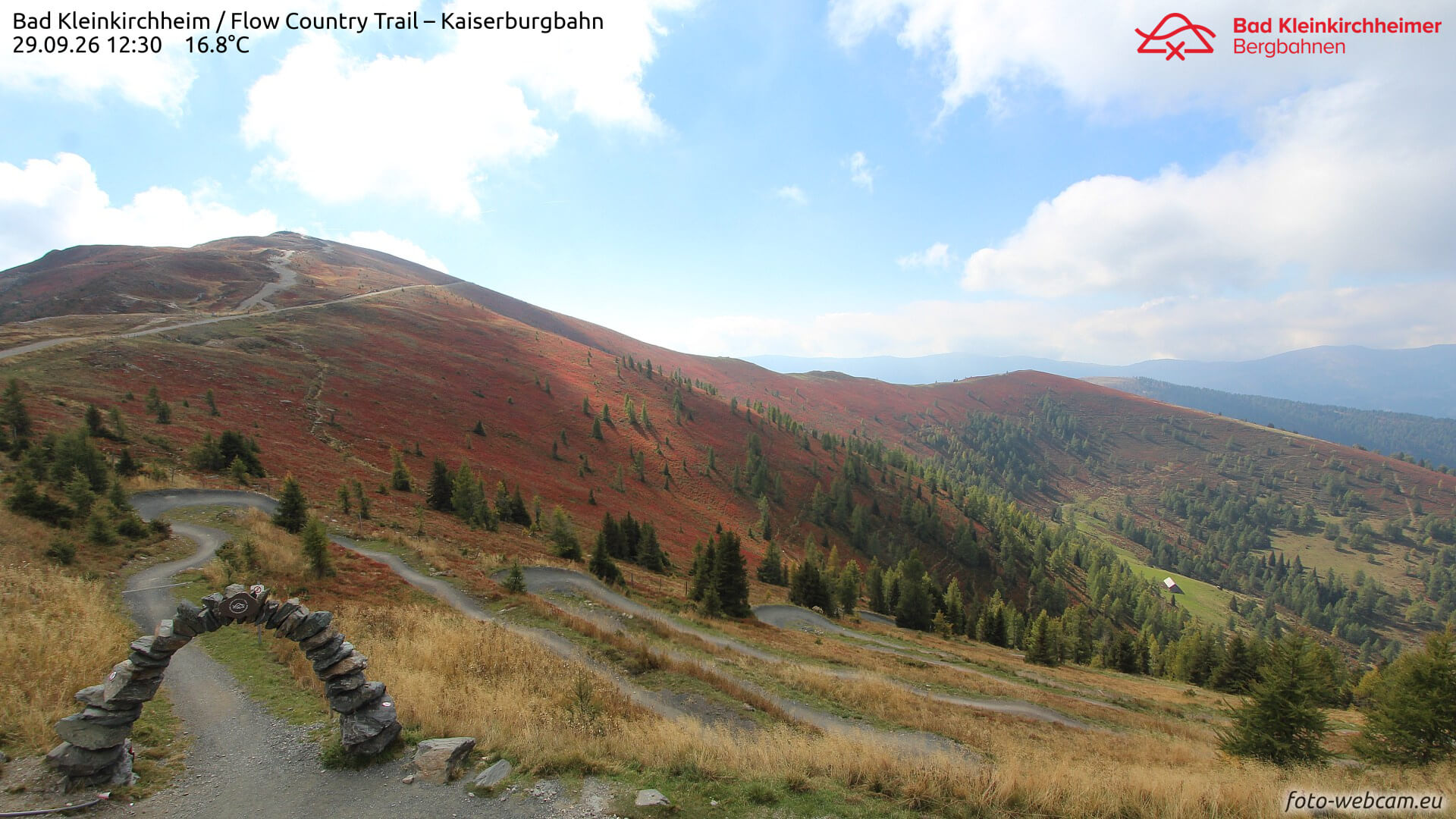 Herbstlicher Mix aus Sonne und Nebel © foto-webcam.eu